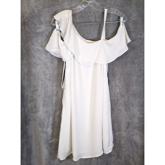 RACHEL Rachel Roy Dresses & Skirts - Off Shoulder Dress Ruffle White Party Cocktail Sun Dress